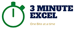 3 Minute Excel